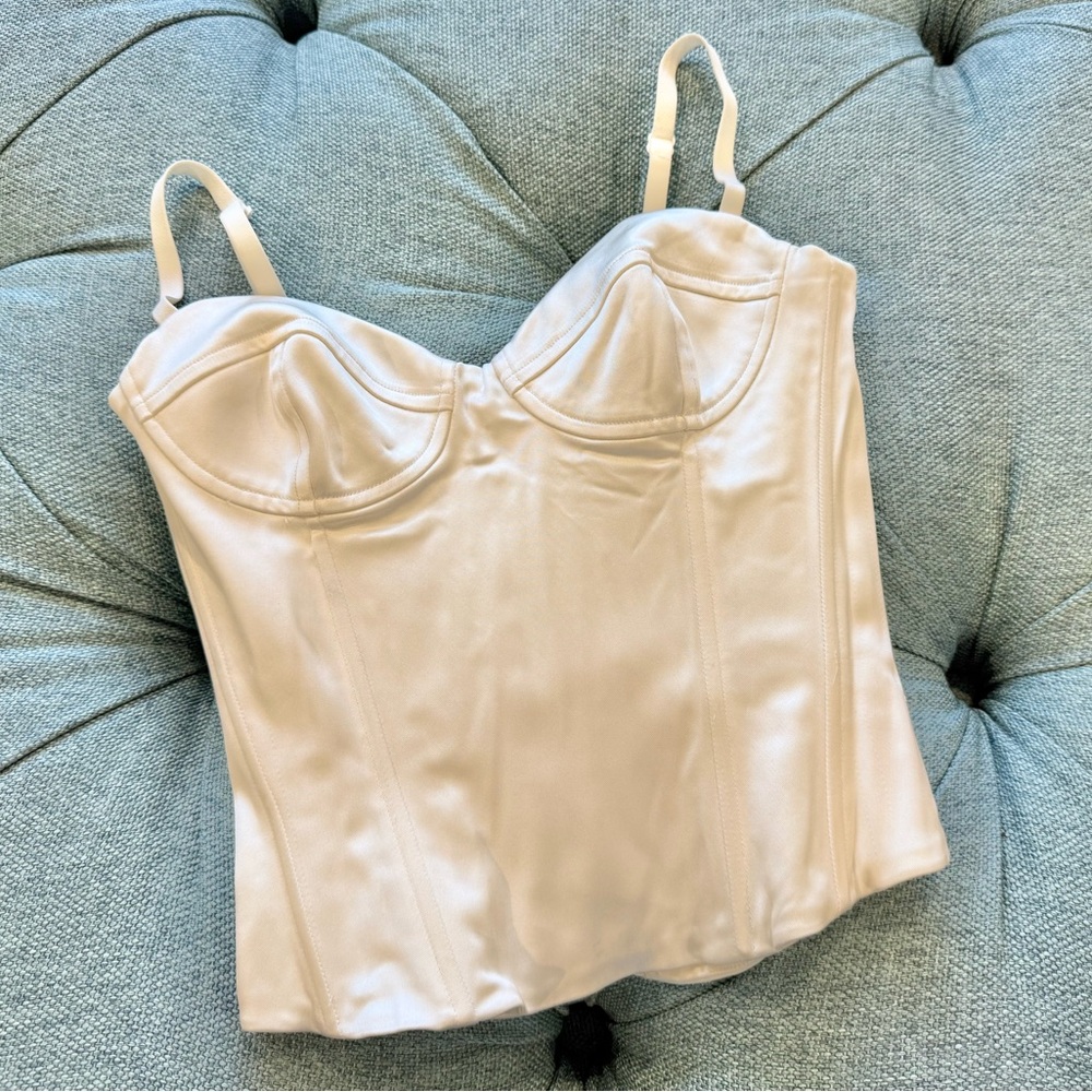 Aritzia Wilfred Satin Bustier
